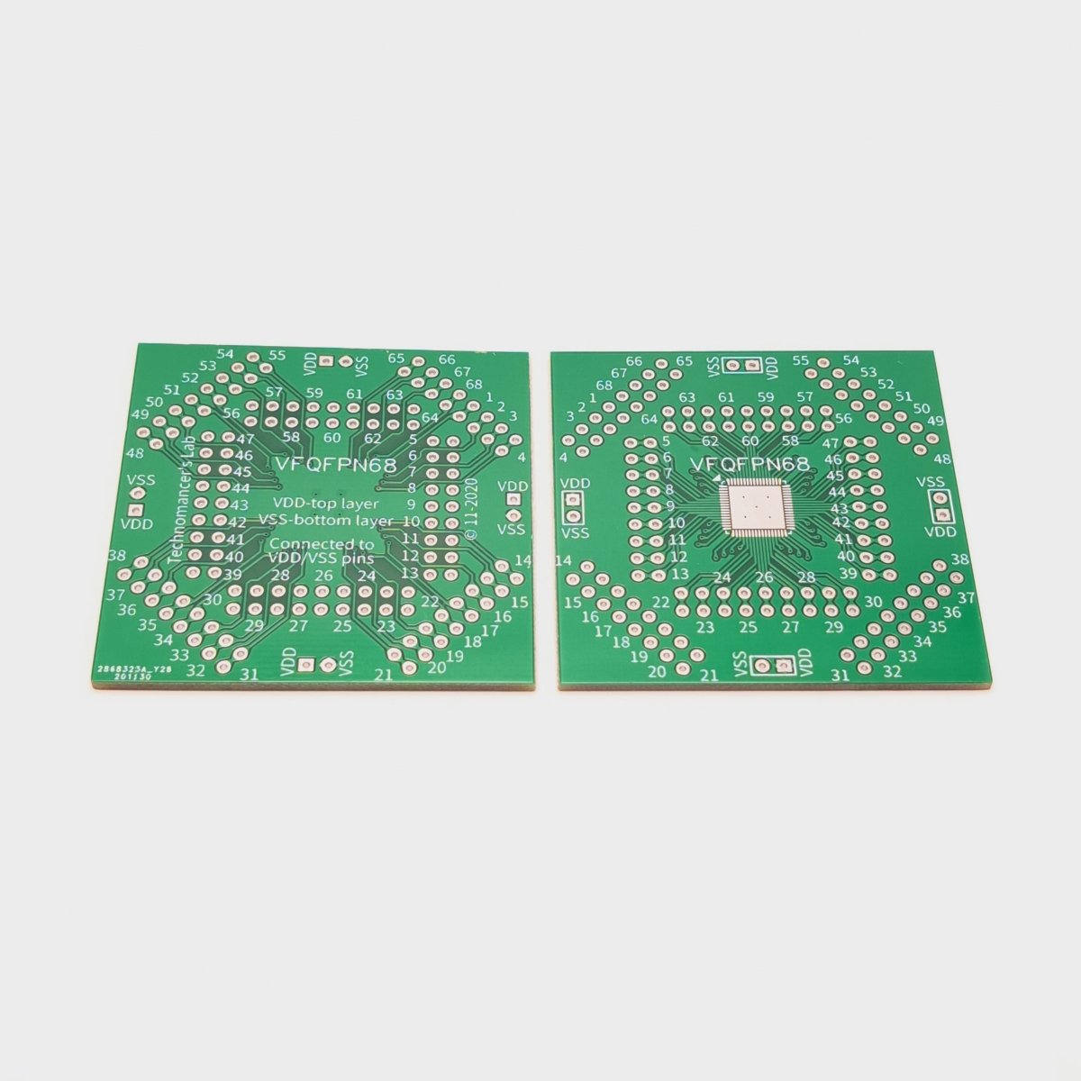 IC Development Kit: 11 Prototype Boards for TQFP, UFQFPN, VFQFPN, SSOP, LQFP, and SOIC - D - Perfect for Electronics Prototyping - Technomancer's Lab, Inc
