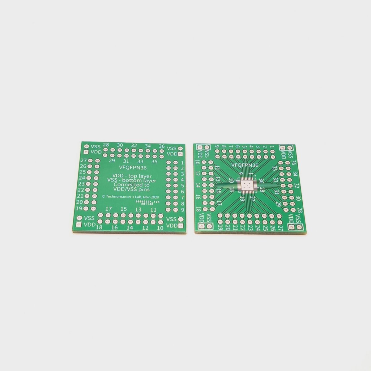 IC Development Kit: 11 Prototype Boards for TQFP, UFQFPN, VFQFPN, SSOP, LQFP, and SOIC - D - Perfect for Electronics Prototyping - Technomancer's Lab, Inc