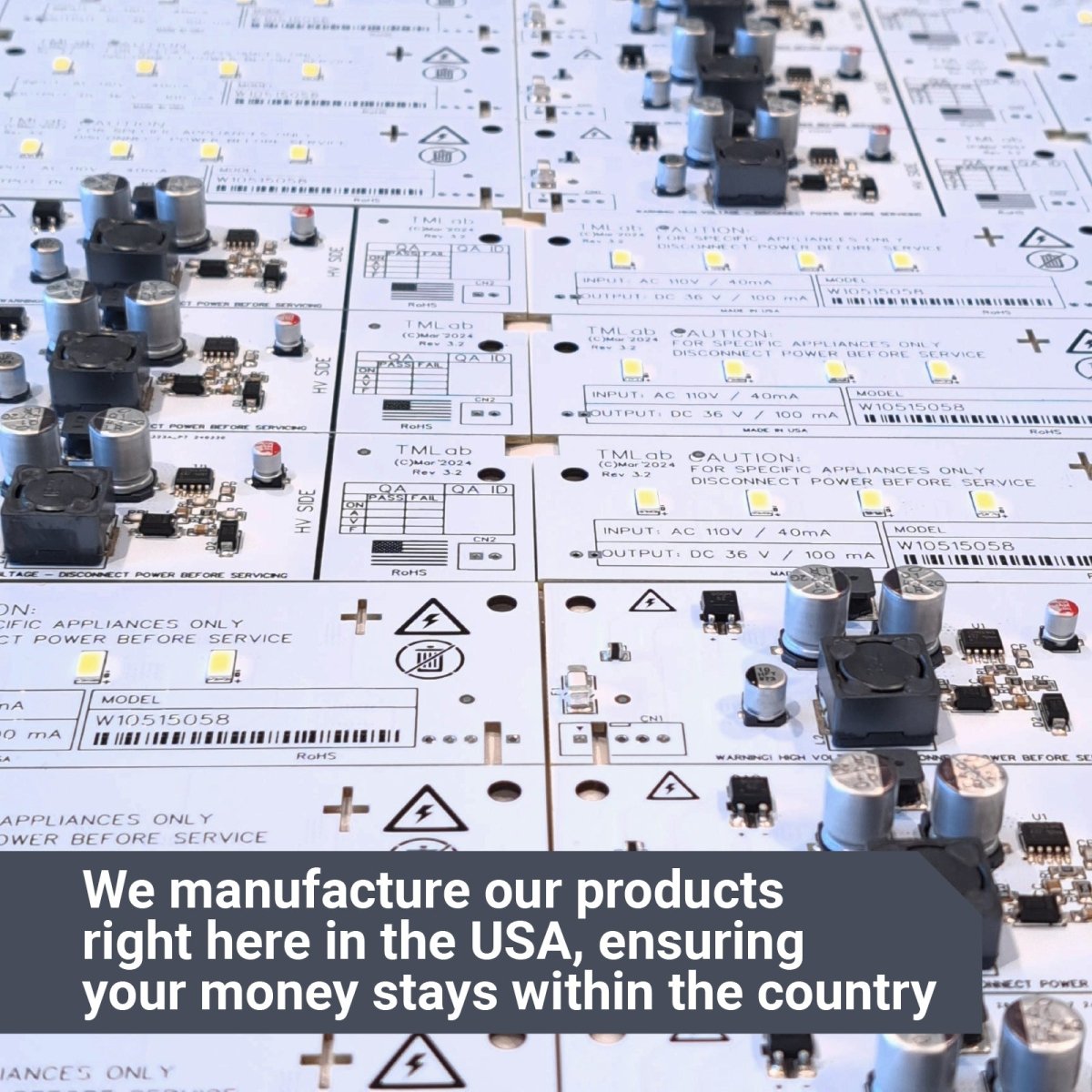 New design of W10515058 Refrigerator LED Light Driver replacement board - Technomancer's Lab, Inc