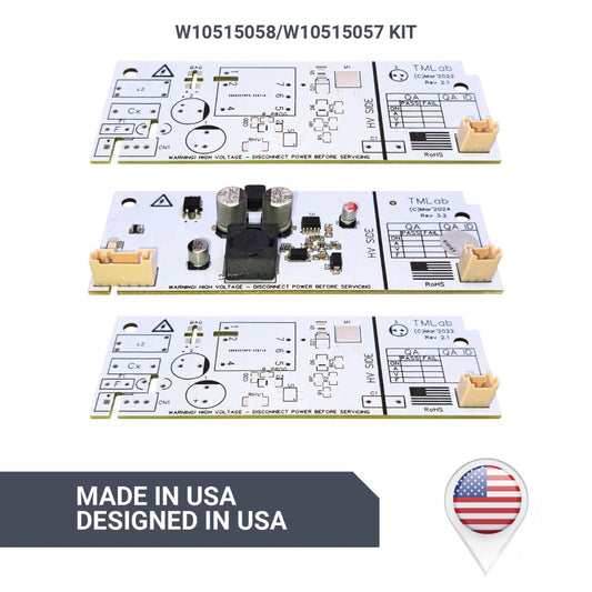 W10515058 and W10515057 Advanced Refrigerator LED Light Driver replacement kit - Technomancer's Lab, Inc