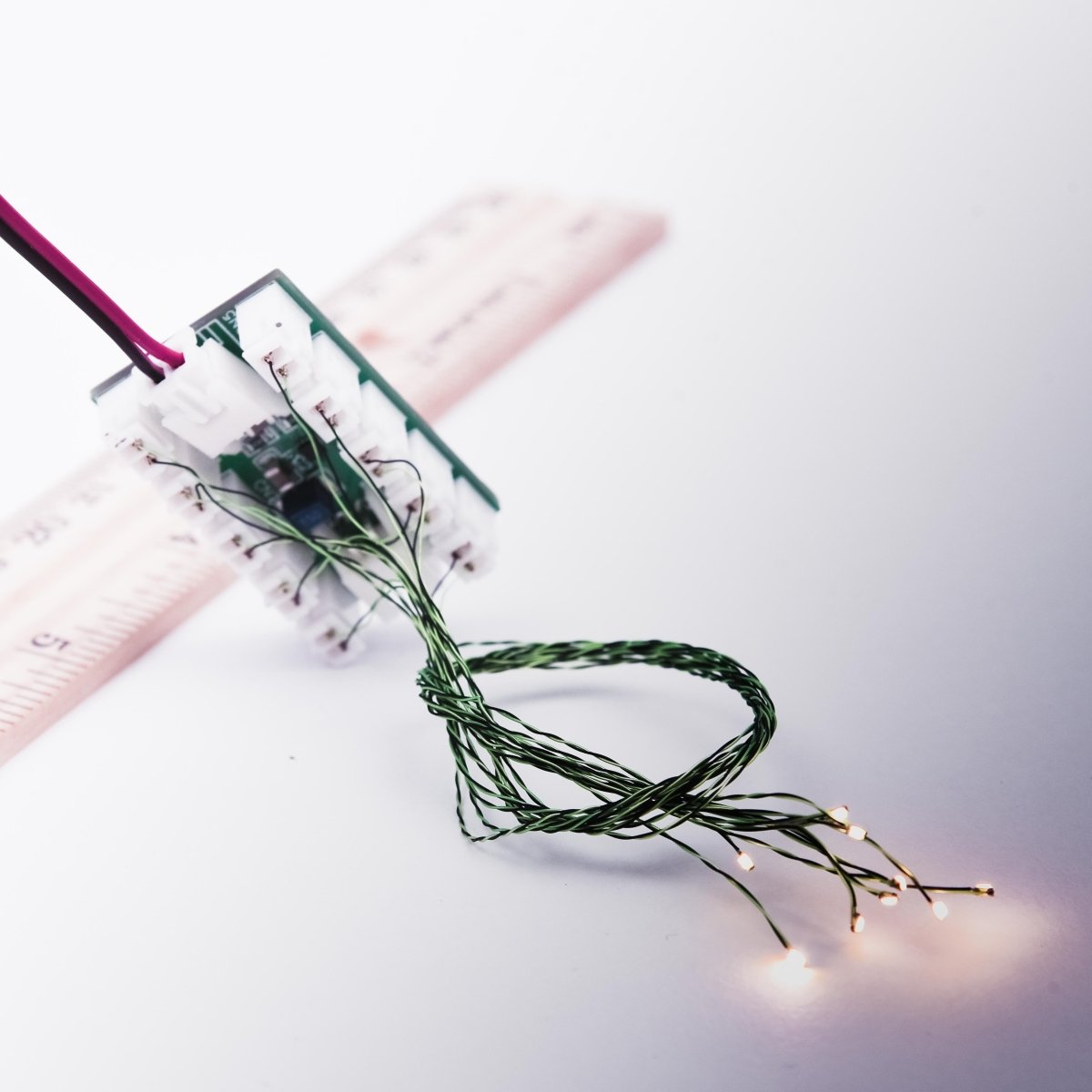 10 DIY LEDs. Wired LED lights kit with multi voltage power controller - Technomancer's Lab, Inc