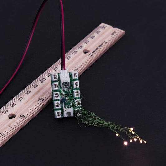 10 DIY LEDs. Wired LED lights kit with multi voltage power controller - Technomancer's Lab, Inc