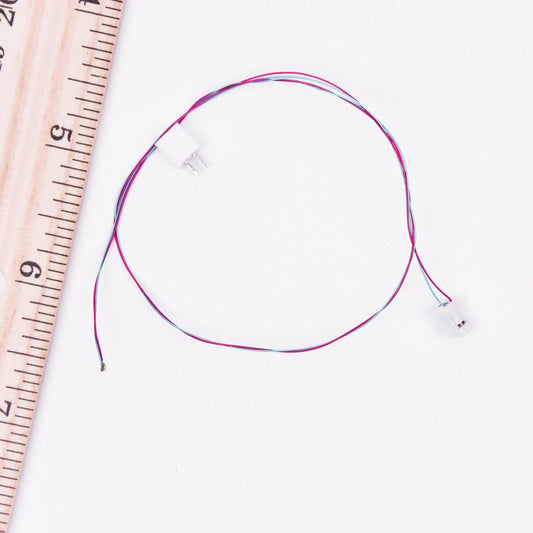 10 Pcs LED pre - wired micro litz with JST PH connector. SMD 0603 warm - white - Technomancer's Lab, Inc