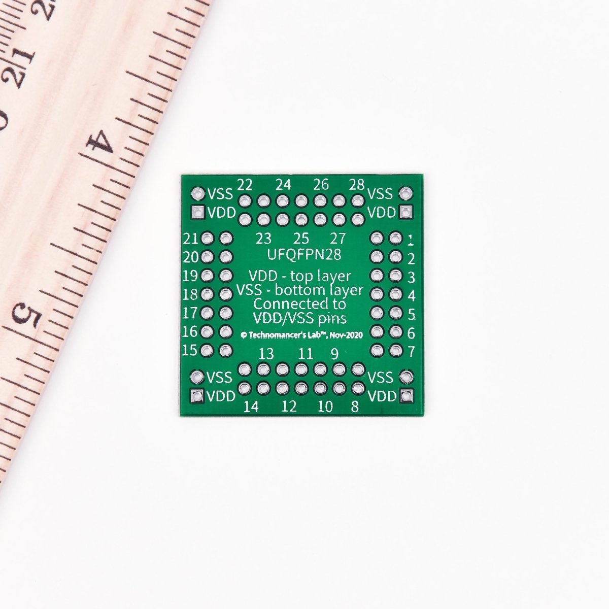 UFQFPN28 Evaluation Board - Technomancer's Lab, Inc