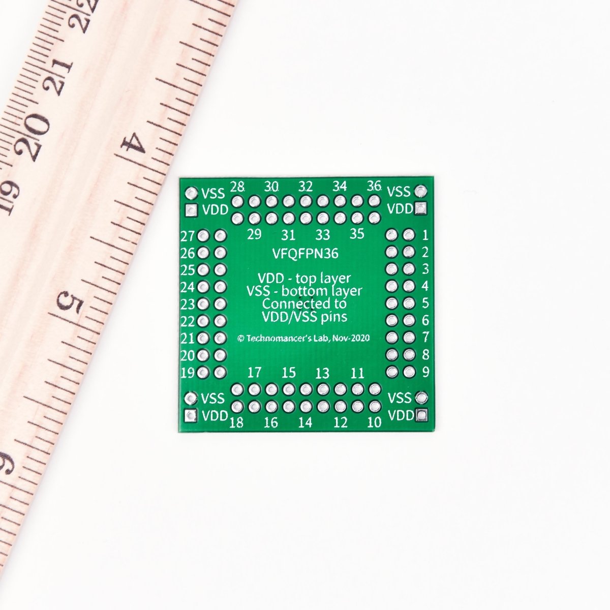 VFQFPN36 Evaluation Board - Technomancer's Lab, Inc