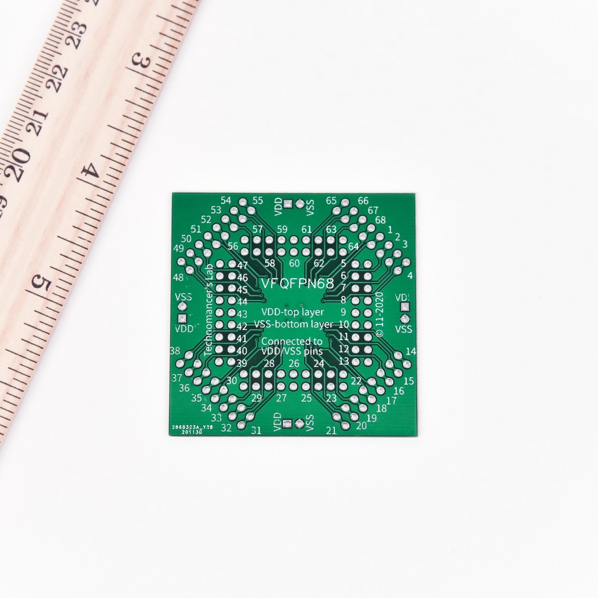 VFQFPN68 Evaluation Board - Technomancer's Lab, Inc