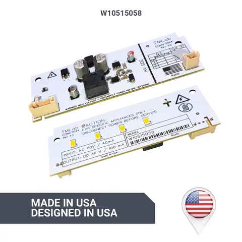 W10515058 Refrigerator Main LED Driver Board Replacement